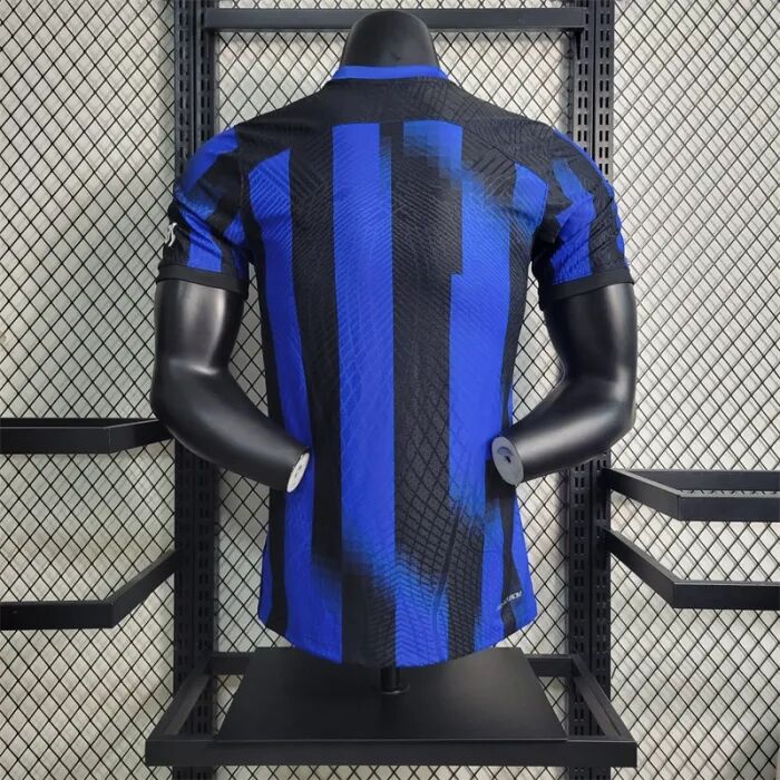 Inter Milan 23/24 Home Blue&Black Football Shirt (Authentic Version) - Click Image to Close